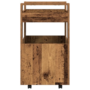 vidaXL Καρότσι Κουζίνας Παλαιό ξύλο 60x45x80cm Επεξεργασμένο Ξύλο 1 τεμ.