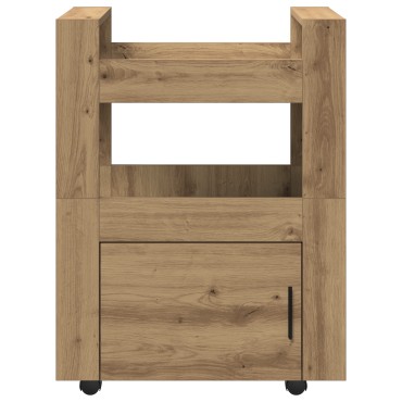 vidaXL Τροχήλατη Κουζίνα Artisan Oak 60x45x80cm Επεξεργασμένο Ξύλο