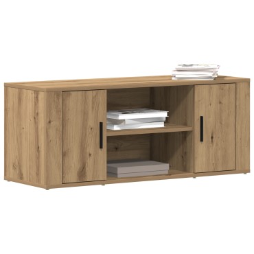 vidaXL Κονσόλα τηλεόρασης Artisan Oak 100x35x40cm Κατασκευασμένη από MDF