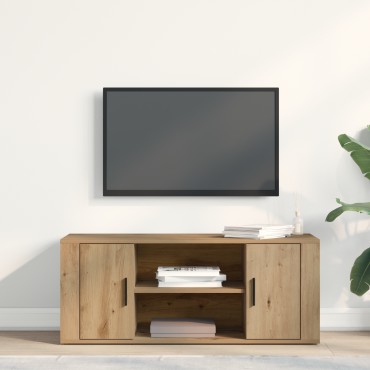 vidaXL Κονσόλα τηλεόρασης Artisan Oak 100x35x40cm Κατασκευασμένη από MDF