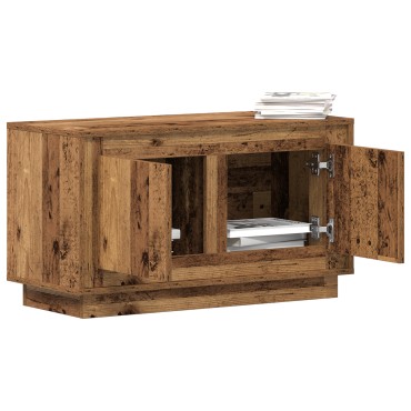 vidaXL Κονσόλα Τηλεόρασης Παλιού Ξύλου 80x35x45cm Κατασκευασμένο Ξύλο