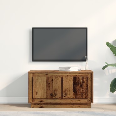 vidaXL Κονσόλα Τηλεόρασης Παλιού Ξύλου 80x35x45cm Κατασκευασμένο Ξύλο