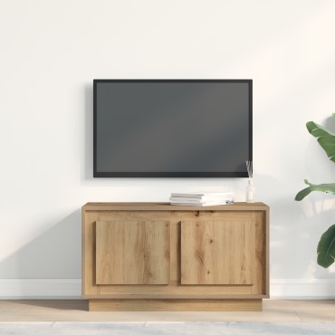 vidaXL Βαθμολογία Τηλεόρασης Artisan Oak 80x35x45cm Επεξεργασμένο ξύλο
