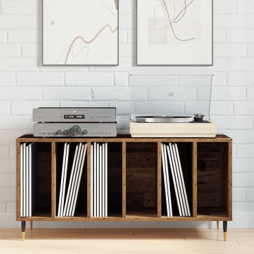 vidaXL Ντουλάπα Δίσκων Τεχνολογίας Οξιά 100x38x48cm Επεξεργασμένο Ξύλο