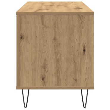 vidaXL Ντουλάπι Δισκογραφίας Παλιού Ξύλου 100x38x48cm Επεξεργασμένου Ξύλου 1 τεμ.