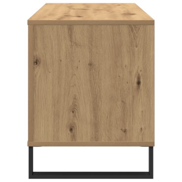 vidaXL Ντουλάπα Δισκοθήκης Παλιού Ξύλου 100x38x48cm Κατασκευασμένο Ξύλο