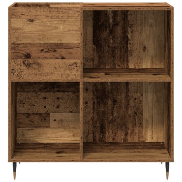 vidaXL Ντουλάπι Δίσκων Καρυδιά 84,5x38x89cm Επεξεργασμένο Ξύλο 1 τεμ.