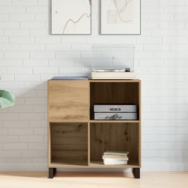 vidaXL Ντουλάπα Δίσκων Παλιό Ξύλο 84.5x38x90cm Ξύλο Μηχανής