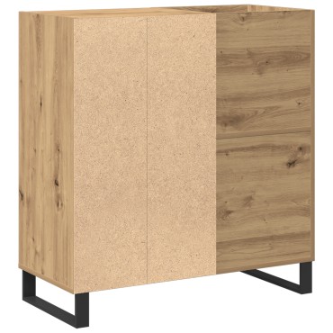 vidaXL Ντουλάπα Δίσκων Παλιό Ξύλο 84.5x38x90cm Ξύλο Μηχανής