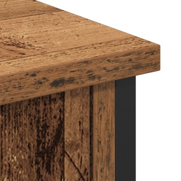 vidaXL Ντουλάπα TV Artisan Oak 101x35x65cm Επεξεργασμένο Ξύλο και Χάλυβας