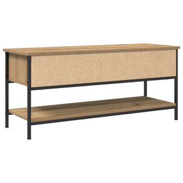 vidaXL Ντουλάπι τηλεόρασης Artisan Oak 100x35x45cm Επεξεργασμένο ξύλο και μέταλλο