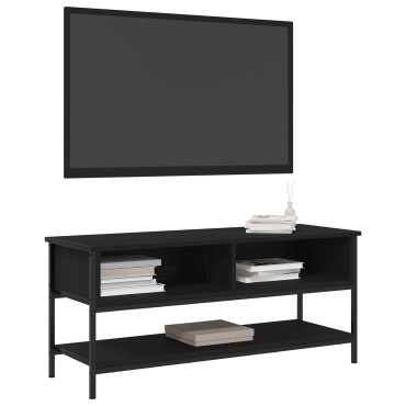 vidaXL Σετ επίπλου τηλεόρασης 100x35x45cm Μαύρη Οξυά