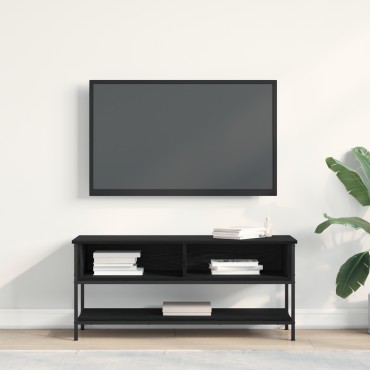 vidaXL Σετ επίπλου τηλεόρασης 100x35x45cm Μαύρη Οξυά