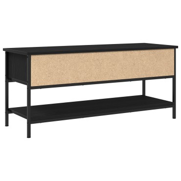 vidaXL Σετ επίπλου τηλεόρασης 100x35x45cm Μαύρη Οξυά