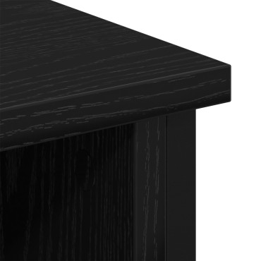 vidaXL Σετ επίπλου τηλεόρασης 100x35x45cm Μαύρη Οξυά