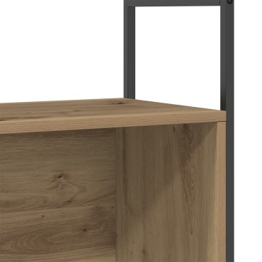 vidaXL Βιβλιοθήκη Artisian Δρυς 80x30x78,5cm Επεξεργασμένο ξύλο 1 τεμ.
