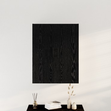 vidaXL Τοίχου Ντουλάπι Μαύρο Δρυς 69,5x34x90cm Κατασκευασμένο Ξύλο 1 τεμ.