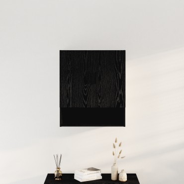 vidaXL Ντουλάπα Τοίχου Μαύρη Δρυς 60x31x70cm Επεξεργασμένο Ξύλο 1 τεμ.