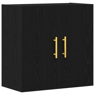 vidaXL Ντουλάπα Τοίχου Μαύρη Δρυς 60x31x70cm Κατασκευασμένο ξύλο 1 τεμ.