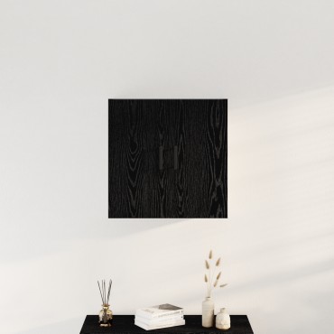 vidaXL Ντουλάπι Τοίχου Μαύρη Δρυς 60x31x60cm Επεξεργασμένο Ξύλο 1 τεμ.