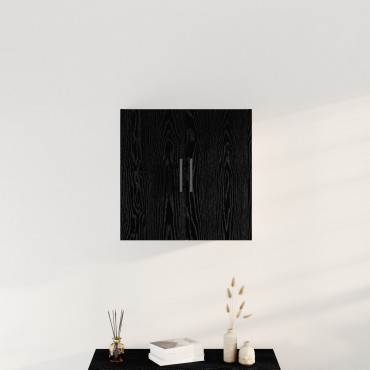 vidaXL Ντουλάπι Τοίχου Μαύρο Βακέτα 60x31x60cm Επεξεργασμένο Ξύλο 1 τεμ.