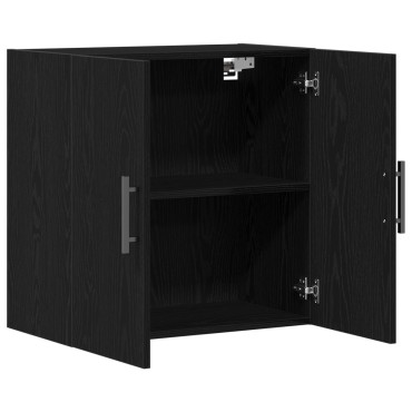 vidaXL Ντουλάπι Τοίχου Μαύρο Βακέτα 60x31x60cm Επεξεργασμένο Ξύλο 1 τεμ.