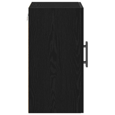 vidaXL Ντουλάπι Τοίχου Μαύρο Βακέτα 60x31x60cm Επεξεργασμένο Ξύλο 1 τεμ.