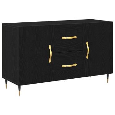 vidaXL Μπουφές Μαύρη Δρυς 100x36x60cm Επεξεργασμένο Ξύλο 1 τεμ.