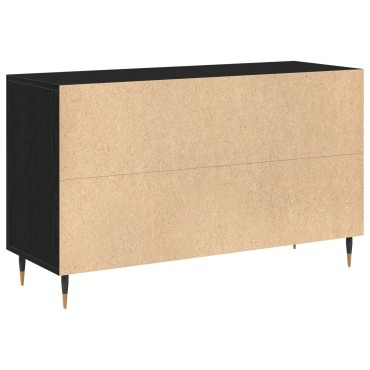 vidaXL Μπουφές Μαύρη Δρυς 100x36x60cm Επεξεργασμένο Ξύλο 1 τεμ.