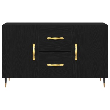 vidaXL Μπουφές Μαύρη Δρυς 100x36x60cm Επεξεργασμένο Ξύλο 1 τεμ.