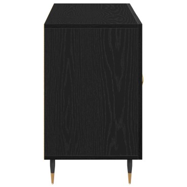 vidaXL Μπουφές Μαύρη Δρυς 100x36x60cm Επεξεργασμένο Ξύλο 1 τεμ.