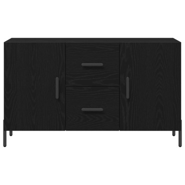 vidaXL Μπουφές Μαύρο Δρυς 100x36x60cm Συγκροτημένο Ξύλο 1 τεμ.