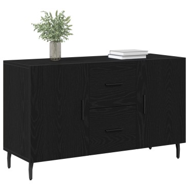 vidaXL Μπουφές Μαύρος Δρυς 100x36x60cm από Ξύλο 1 τεμ.