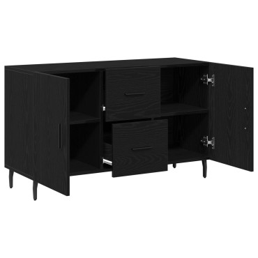 vidaXL Μπουφές Μαύρος Δρυς 100x36x60cm από Ξύλο 1 τεμ.