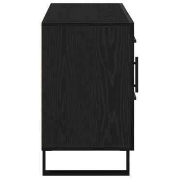 vidaXL Μπουφές Μαύρη Δρυς 100x36x60cm Κατασκευασμένο Ξύλο 1 τεμ.