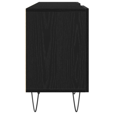 vidaXL Μονάδα τηλεόρασης Μαύρο Δρυς 150x30x50cm Επεξεργασμένο ξύλο