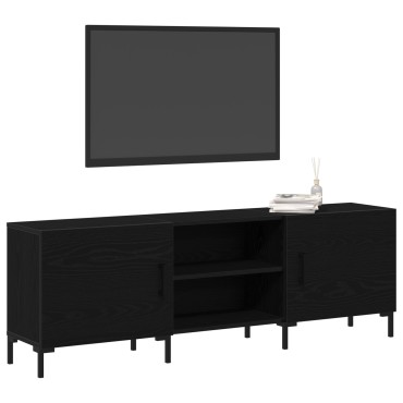 vidaXL Ντουλάπι τηλεόρασης Μαύρη Δρυς 150x30x50cm Επεξεργασμένου ξύλου
