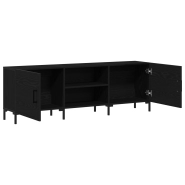 vidaXL Ντουλάπι τηλεόρασης Μαύρη Δρυς 150x30x50cm Επεξεργασμένου ξύλου