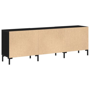 vidaXL Ντουλάπι τηλεόρασης Μαύρη Δρυς 150x30x50cm Επεξεργασμένου ξύλου