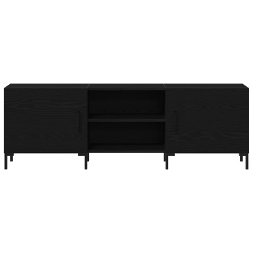 vidaXL Ντουλάπι τηλεόρασης Μαύρη Δρυς 150x30x50cm Επεξεργασμένου ξύλου