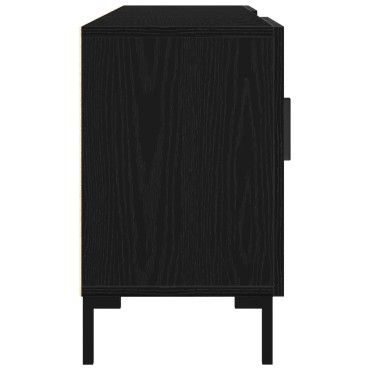 vidaXL Ντουλάπι τηλεόρασης Μαύρη Δρυς 150x30x50cm Επεξεργασμένου ξύλου