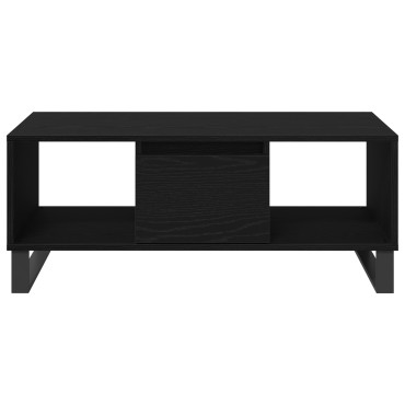 vidaXL Τραπέζι Καφέ Μαύρη Δρυς 90x50x36,5cm Κατασκευασμένο από Ξύλο 1 τεμ.