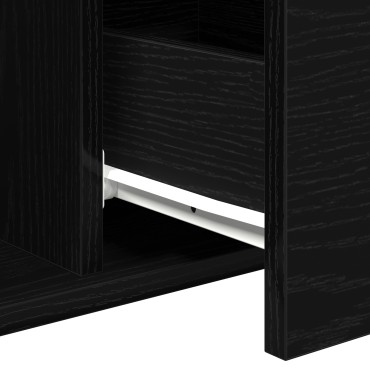 vidaXL Τραπέζι Καφέ Μαύρη Δρυς 90x50x36,5cm Κατασκευασμένο από Ξύλο 1 τεμ.
