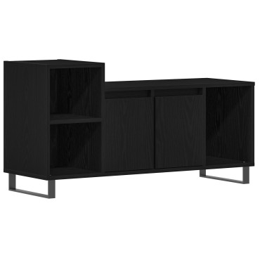 vidaXL Κάσκα Τηλεόρασης Μαύρο Δρυς 100x35x55cm Επεξεργασμένο Ξύλο