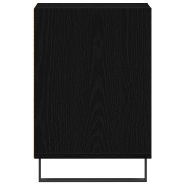 vidaXL Κάσκα Τηλεόρασης Μαύρο Δρυς 100x35x55cm Επεξεργασμένο Ξύλο