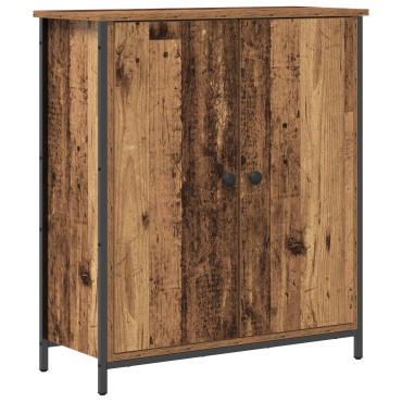 vidaXL Μπουφές Παλιό Ξύλο 70x30x80cm Κατασκευασμένο Ξύλο και Χάλυβας 1 τεμ.