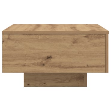 vidaXL Τραπέζι Καφέ με LED Φώτα Artisan Oak 55x55x31 εκ 1 τεμ.