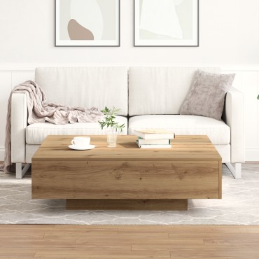 vidaXL Τραπεζάκι Καφέ Artisan Oak 100x100x31cm Ξύλο Επεξεργασμένο 1 τεμ.