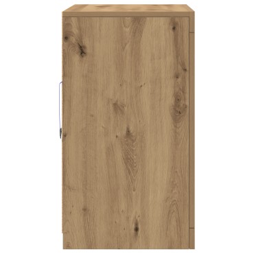 vidaXL Τραπέζι με LED φώτα Artisan Oak 41x37x67cm