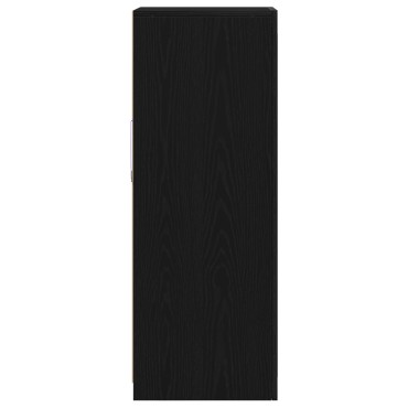 vidaXL Κονσόλα με LED Φώτα Μαύρο Δρυς 41x37x100cm 1 τεμ.